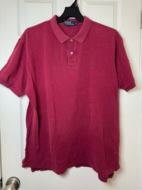 Ralph Lauren Men's Raspberry Short-Sleeve Polo